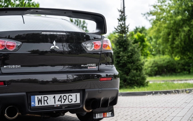 Mitsubishi Lancer Evolution cena 155000 przebieg: 142300, rok produkcji 2011 z Radom małe 781